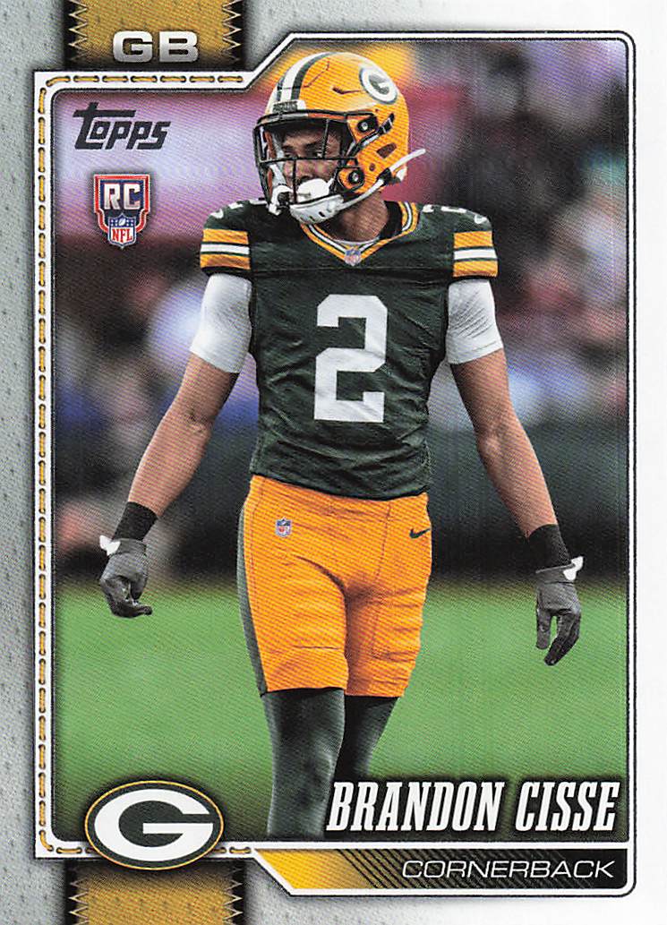 2026 Topps Flagship Football Brandon Cisse #375 RC