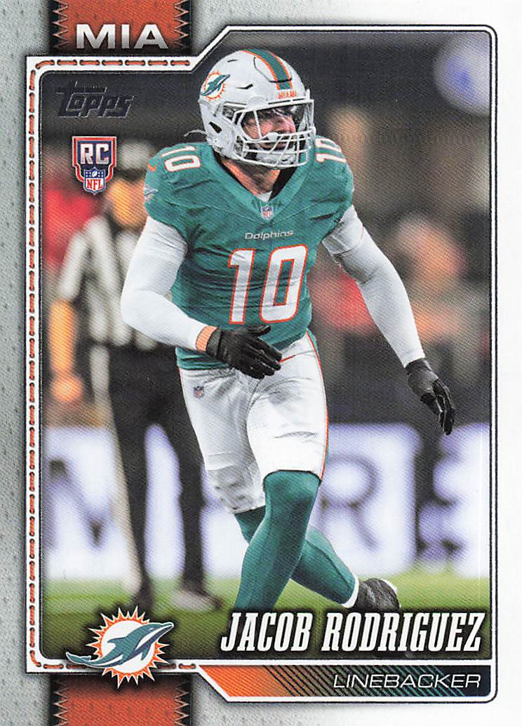 2026 Topps Flagship Football Jacob Rodriguez #378 RC
