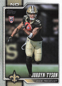 2026 Topps Flagship Football Jordyn Tyson #320 RC