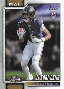 2026 Topps Flagship Football Ja’Kobi Lane #331 RC