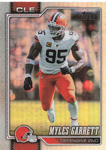 2026 Topps Flagship Football Rainbow Foil Myles Garrett #49