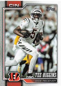 2026 Topps Flagship Football Tee Higgins #41