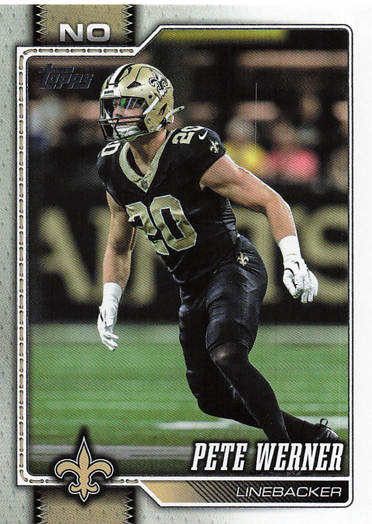 2026 Topps Flagship Football Pete Werner #44