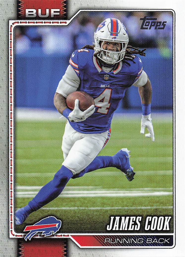 2026 Topps Flagship Football James Cook #25