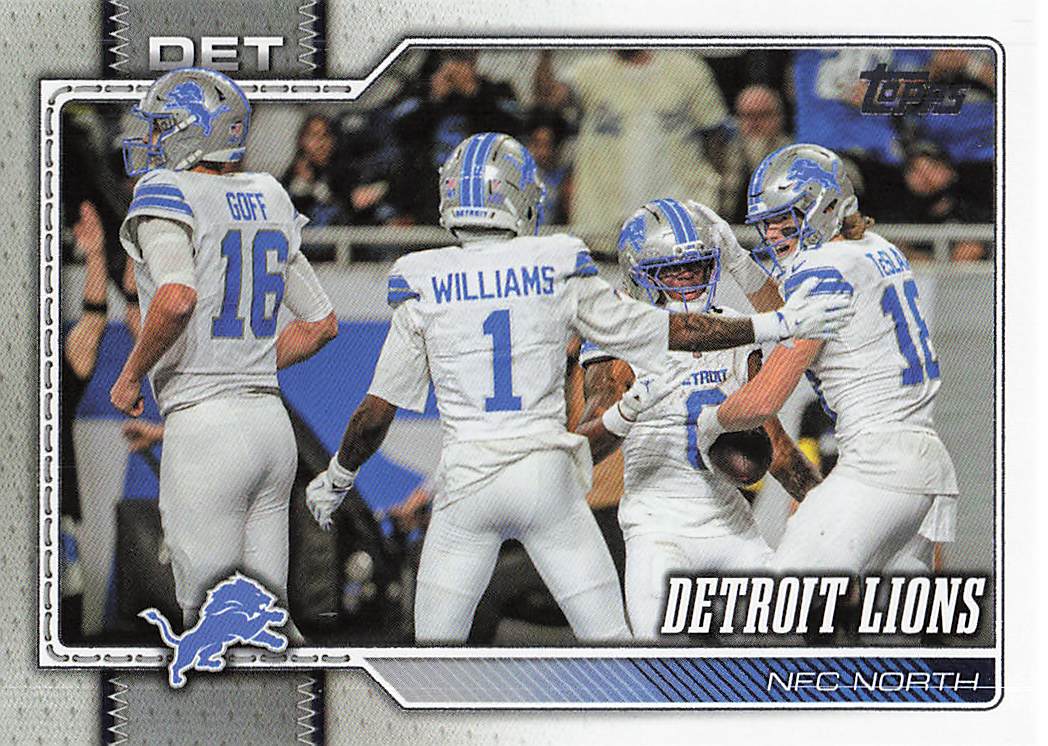 2026 Topps Flagship Football Detroit Lions #273