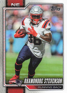 2026 Topps Flagship Football Rhamondre Stevenson #141