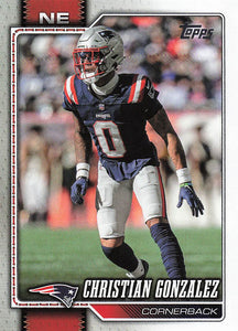 2026 Topps Flagship Football Christian Gonzalez #139