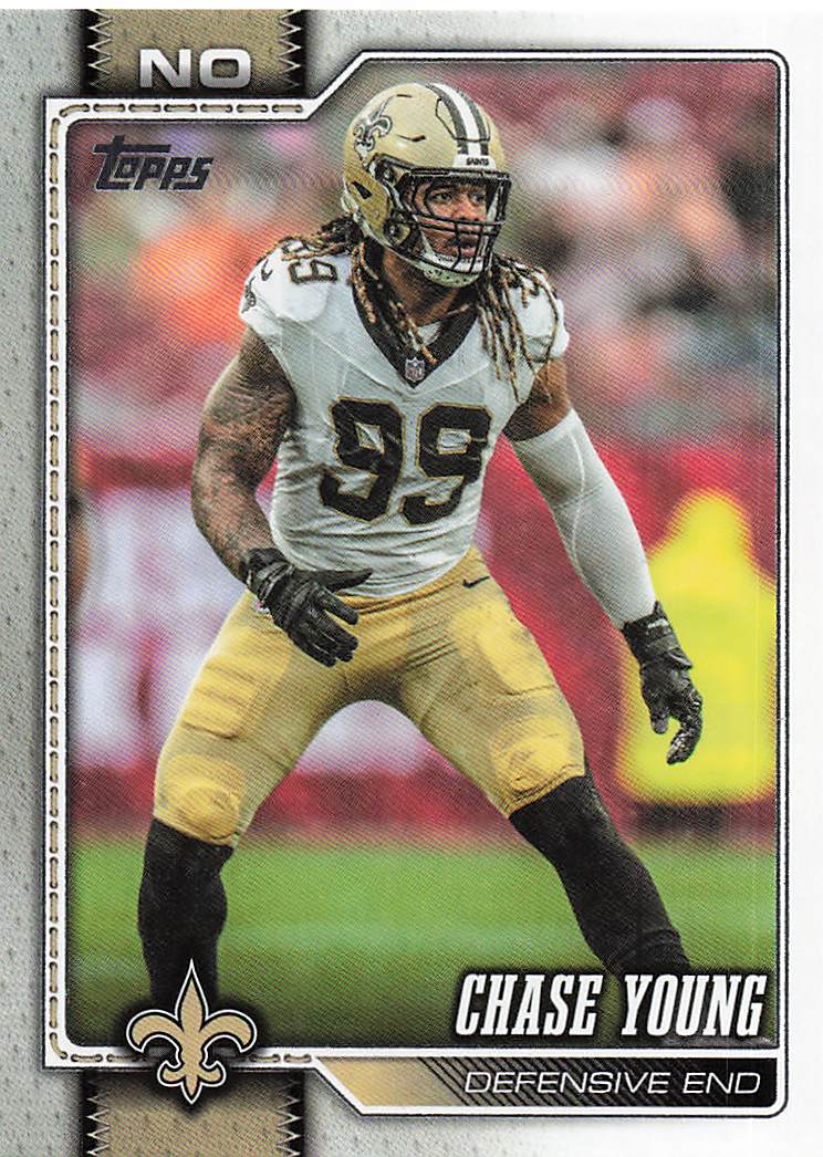 2026 Topps Flagship Football Chase Young #244