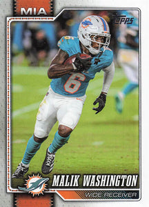 2026 Topps Flagship Football Malik Washington #123
