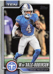 2026 Topps Flagship Football Wan'Dale Robinson #246