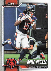 2026 Topps Flagship Football Rome Odunze #32