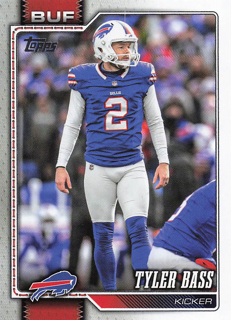 2026 Topps Flagship Football Tyler Bass #209