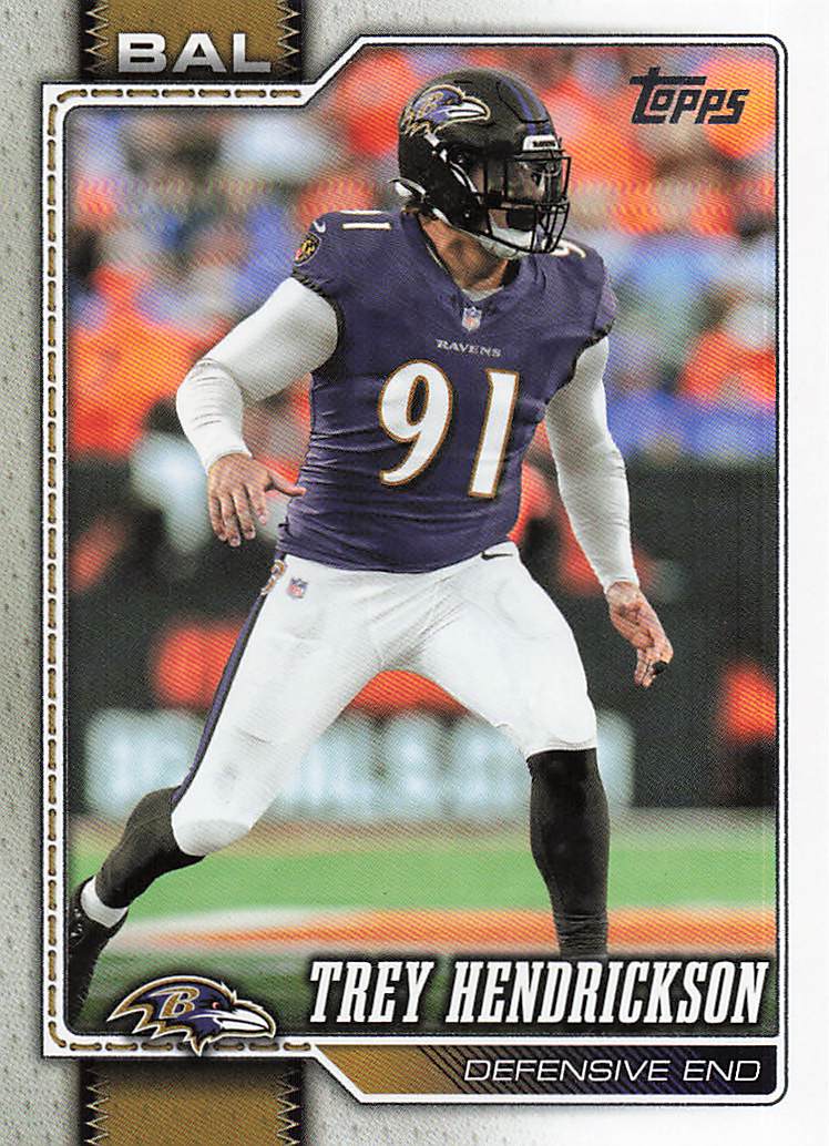 2026 Topps Flagship Football Trey Hendrickson #39