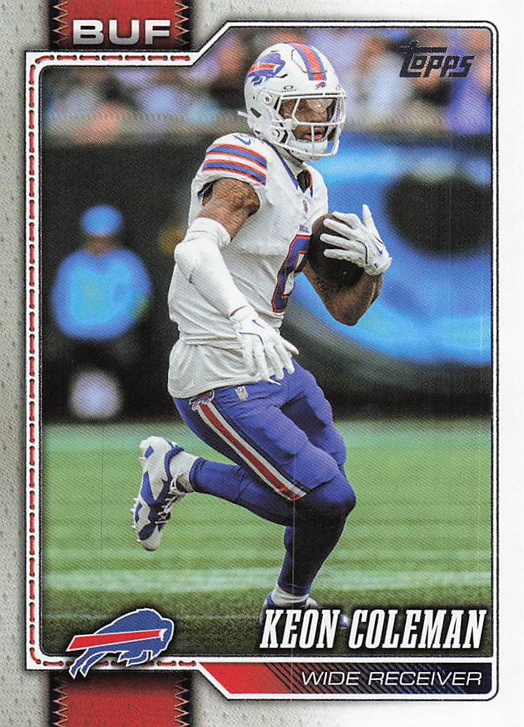 2026 Topps Flagship Football Keon Coleman #20