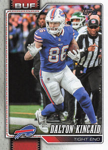2026 Topps Flagship Football Dalton Kincaid #24