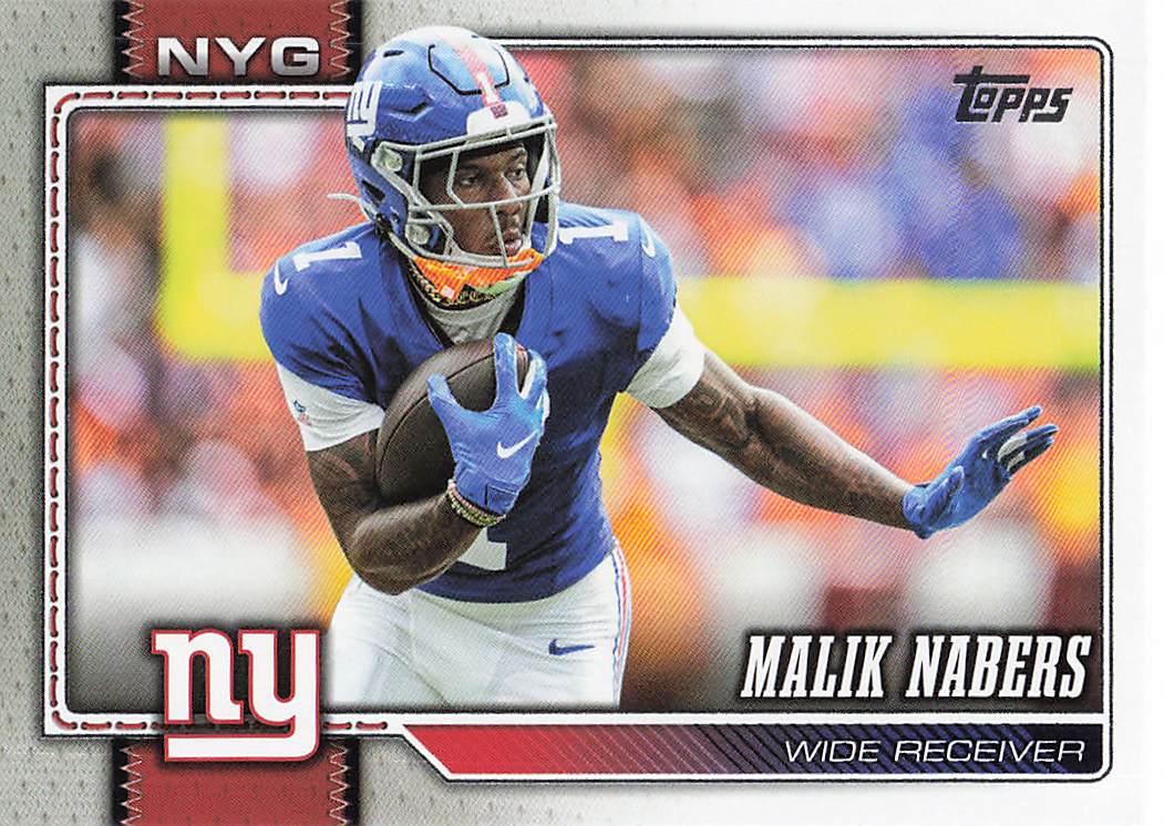 2026 Topps Flagship Football Malik Nabers #153