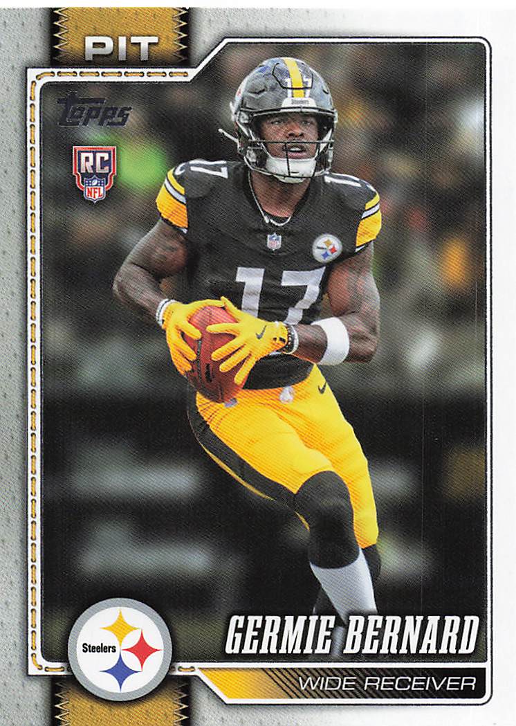 2026 Topps Flagship Football Germie Bernard #325 RC