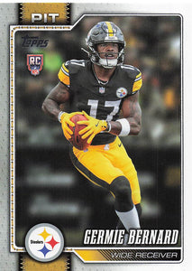 2026 Topps Flagship Football Germie Bernard #325 RC