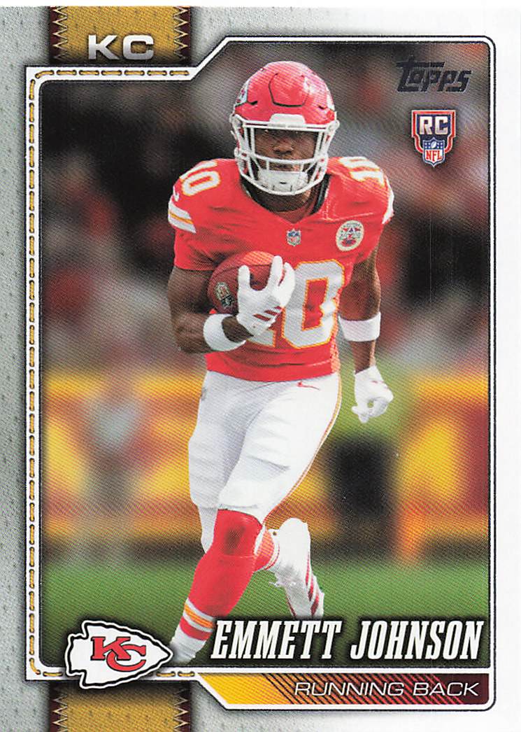 2026 Topps Flagship Football Emmett Johnson #313 RC