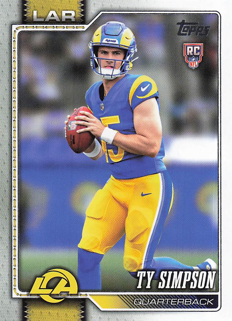 2026 Topps Flagship Football Ty Simpson #302 RC