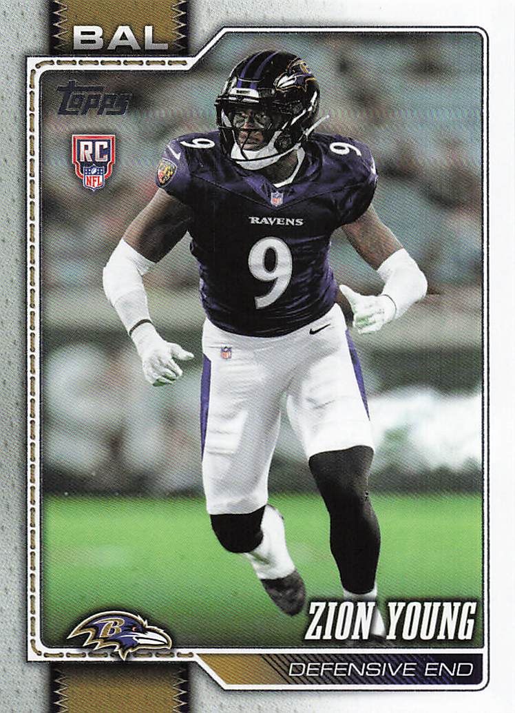 2026 Topps Flagship Football Zion Young #360 RC