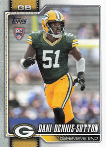 2026 Topps Flagship Football Dani Dennis-Sutton #393 RC