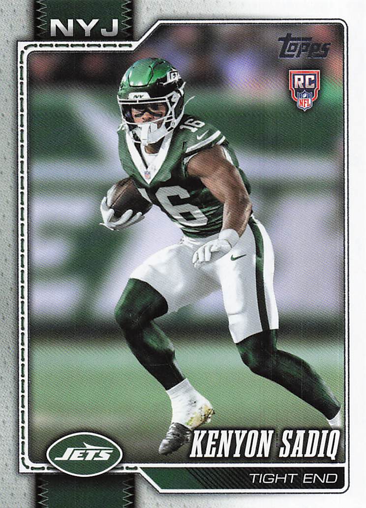 2026 Topps Flagship Football Kenyon Sadiq #338 RC