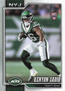 2026 Topps Flagship Football Kenyon Sadiq #338 RC