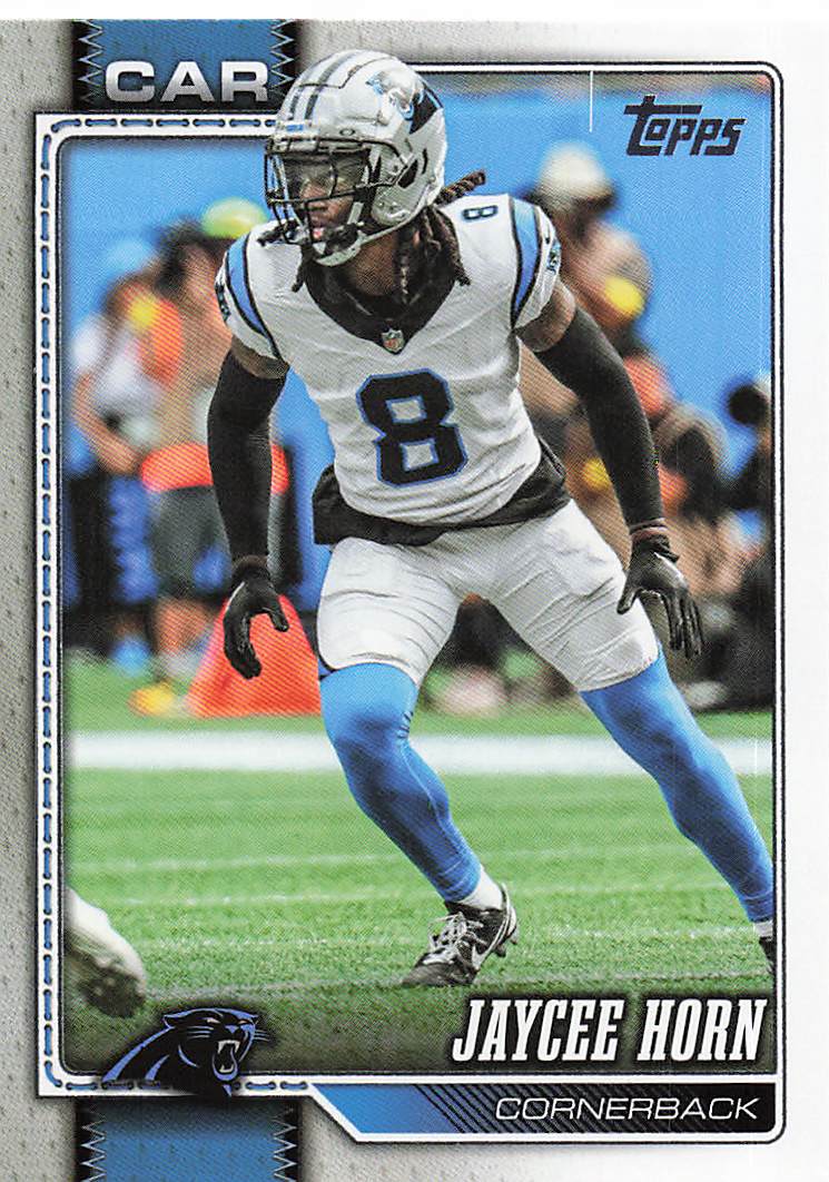2026 Topps Flagship Football Jaycee Horn #211