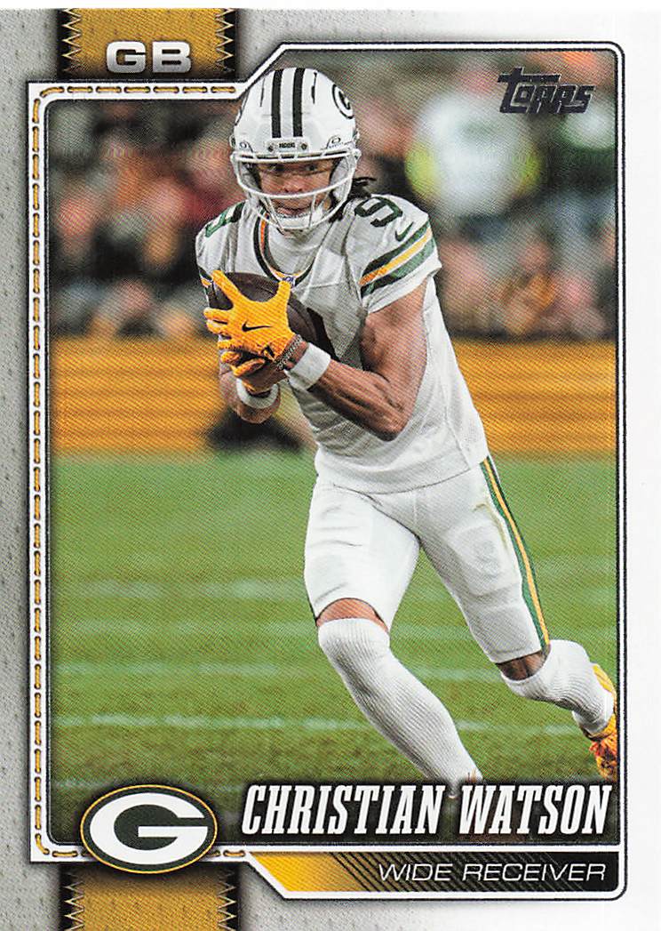 2026 Topps Flagship Football Christian Watson #75
