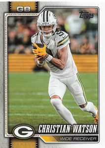 2026 Topps Flagship Football Christian Watson #75