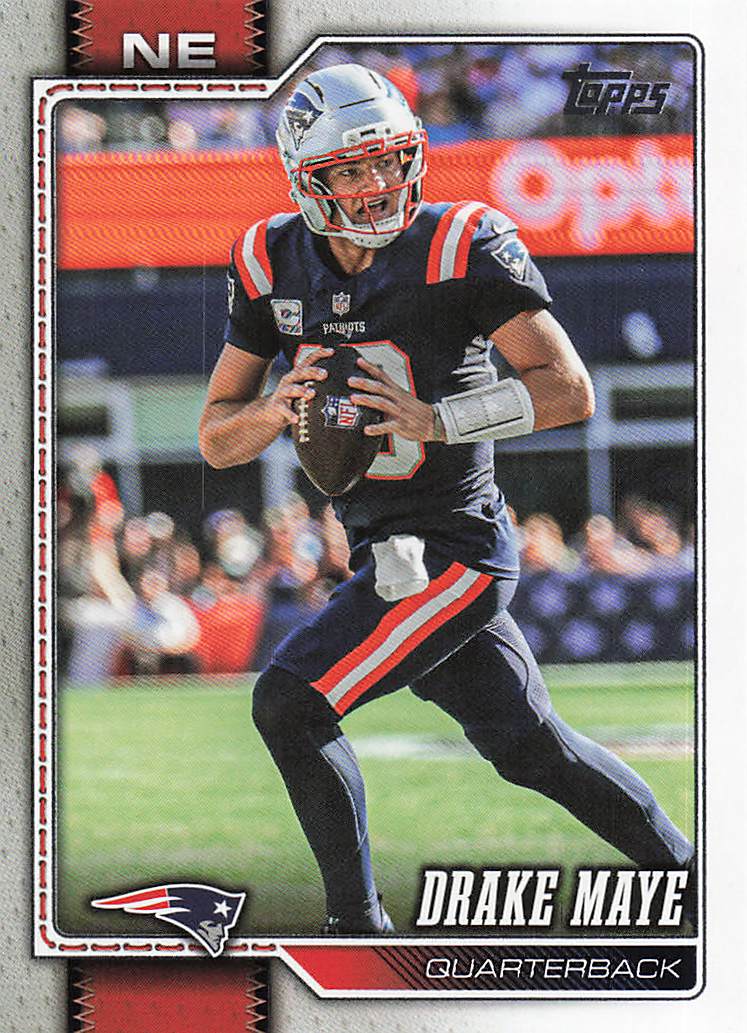 2026 Topps Flagship Football Drake Maye #136