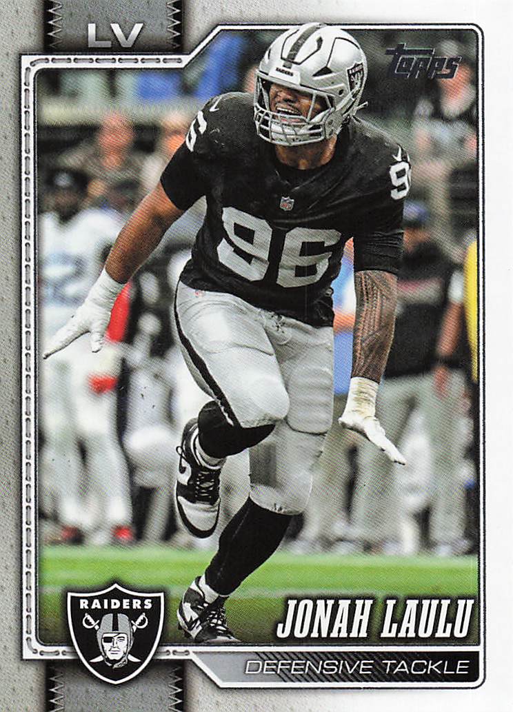 2026 Topps Flagship Football Jonah Laulu #235