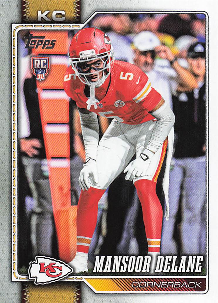 2026 Topps Flagship Football Mansoor Delane #348 RC