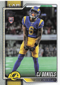 2026 Topps Flagship Football CJ Daniels #391 RC