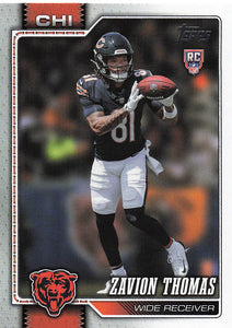 2026 Topps Flagship Football Zavion Thomas #367 RC