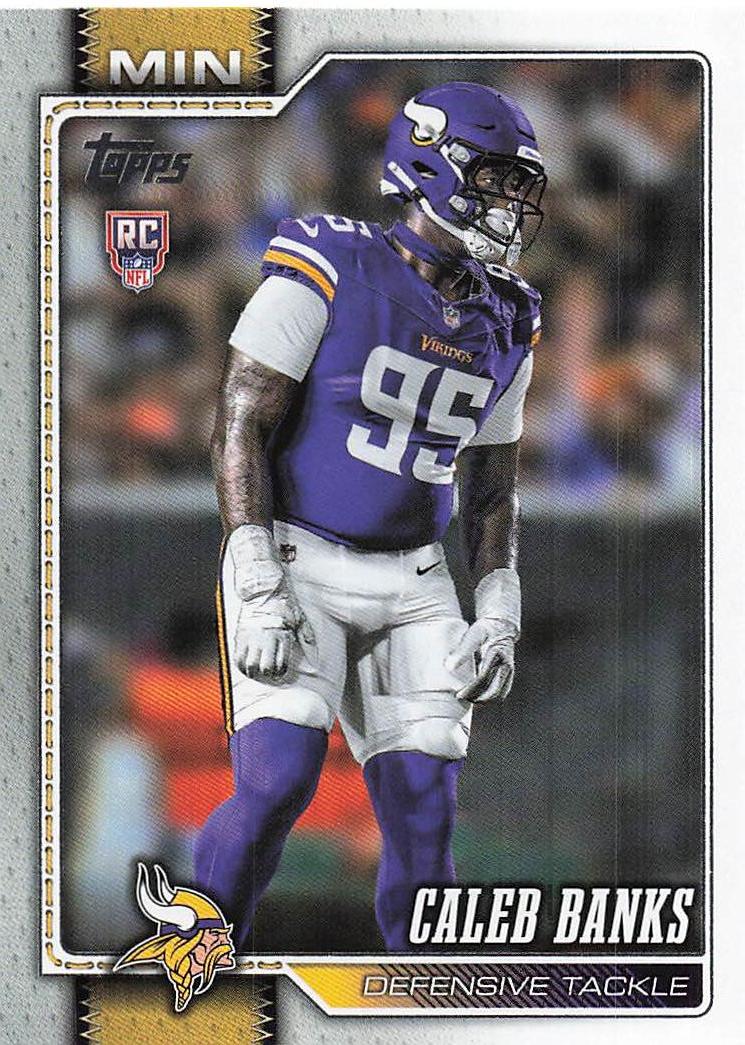 2026 Topps Flagship Football Caleb Banks #384 RC