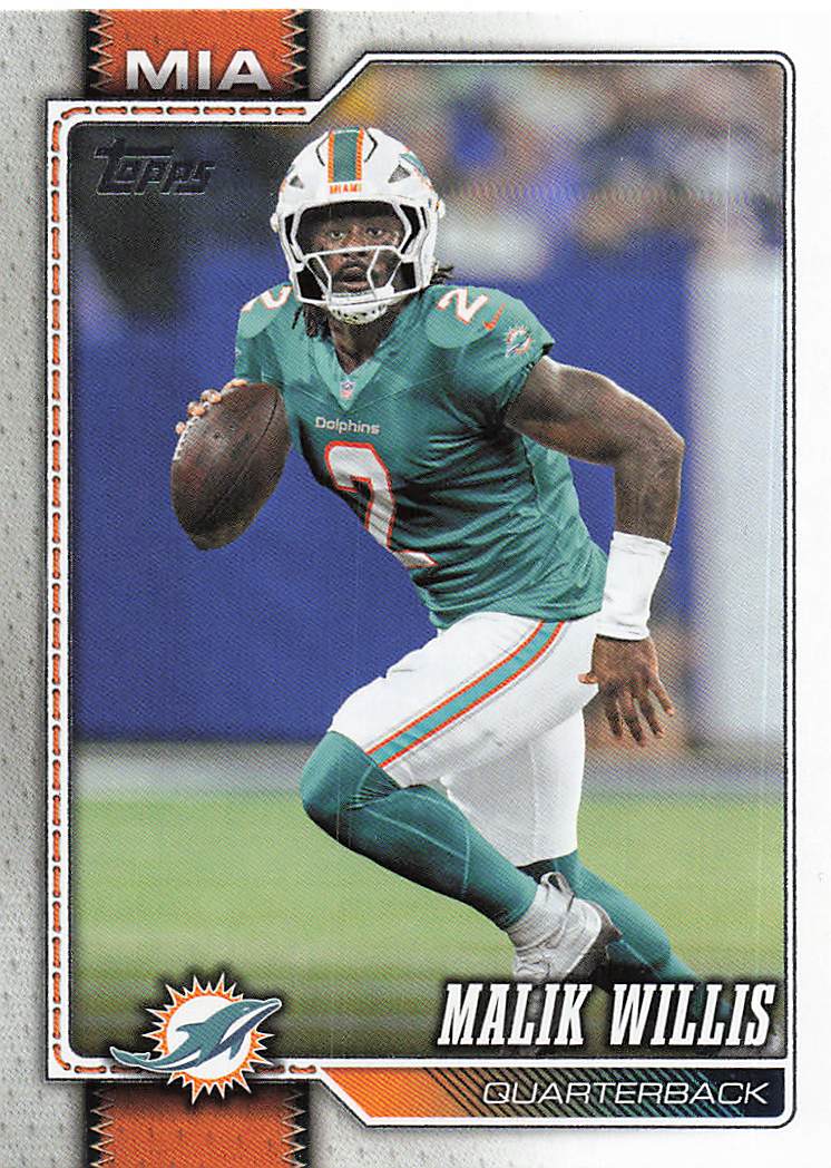 2026 Topps Flagship Football Malik Willis #238