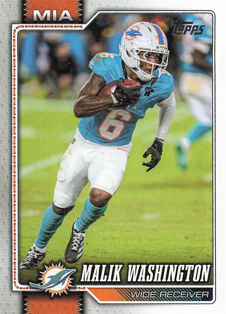 2026 Topps Flagship Football Malik Washington #123