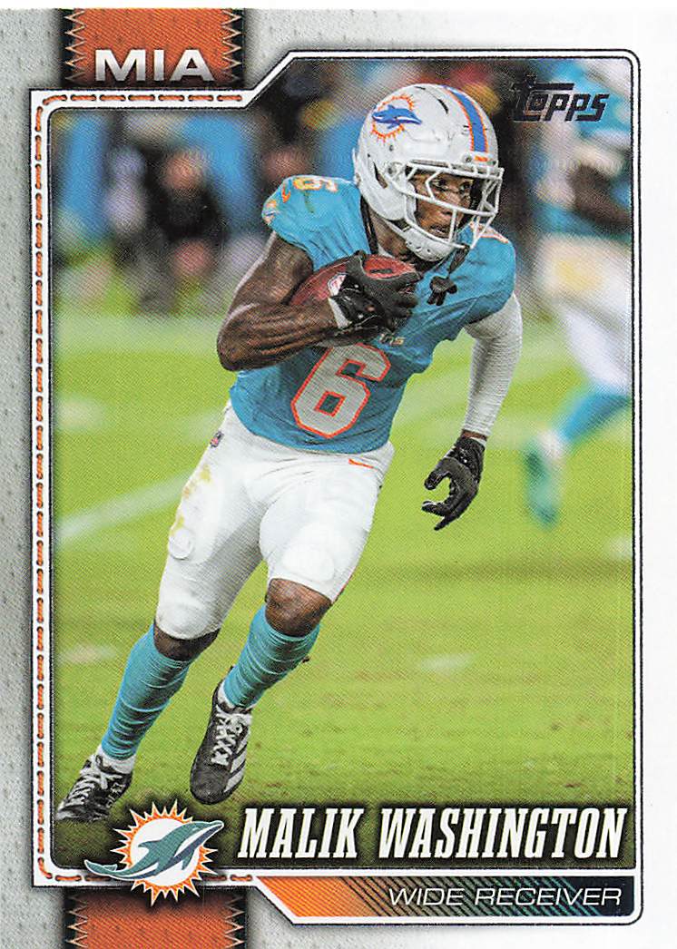 2026 Topps Flagship Football Malik Washington #123