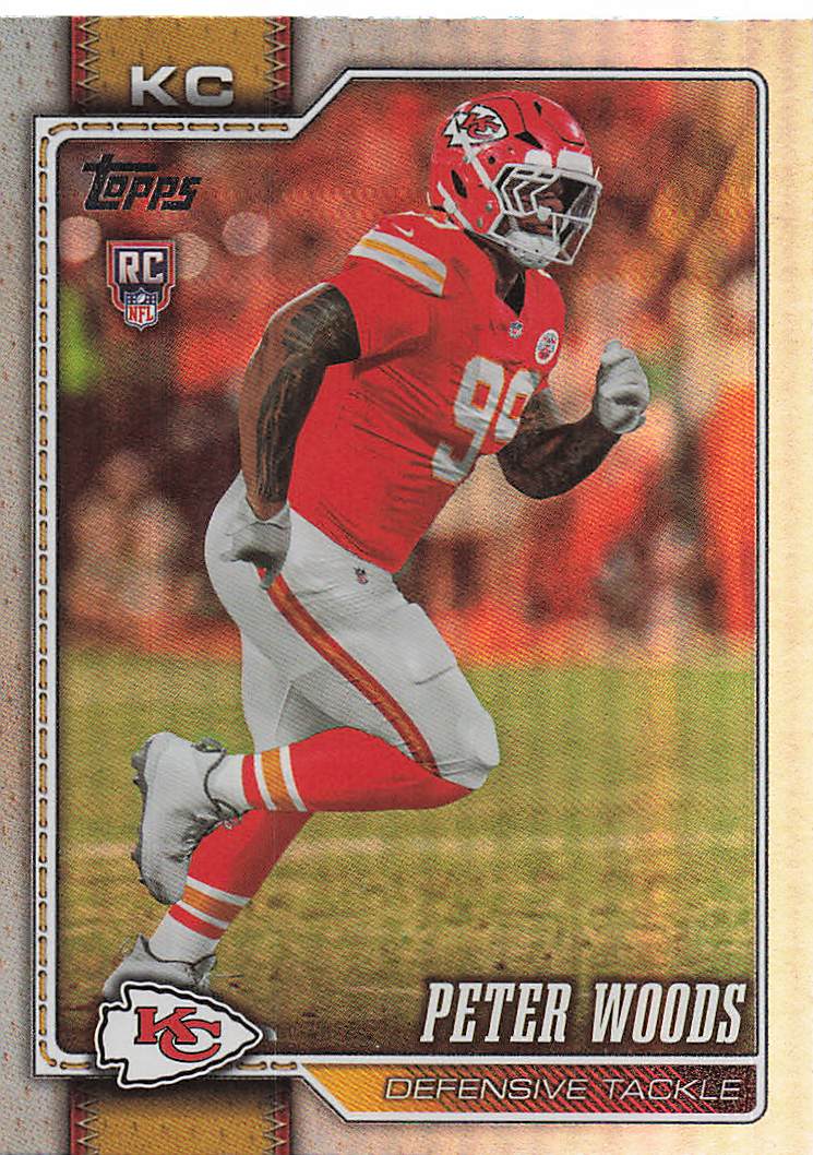 2026 Topps Flagship Football Rainbow Foil Peter Woods #342