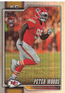 2026 Topps Flagship Football Rainbow Foil Peter Woods #342
