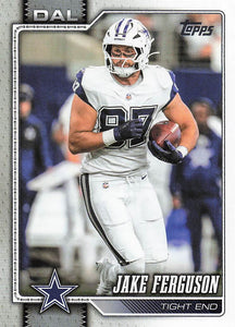 2026 Topps Flagship Football Jake Ferguson #55