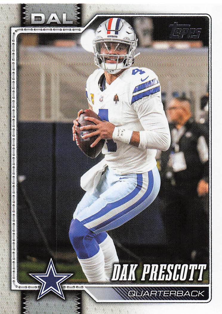 2026 Topps Flagship Football Dak Prescott #53