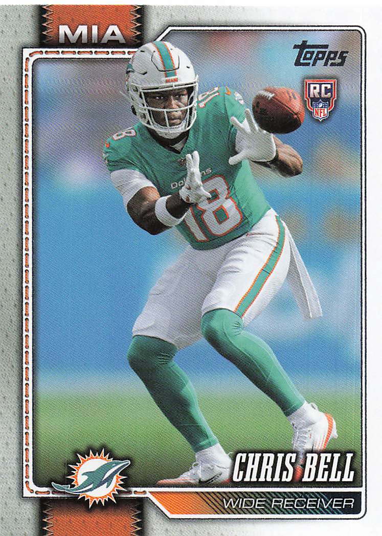 2026 Topps Flagship Football Chris Bell #324 RC