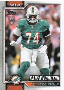 2026 Topps Flagship Football Kadyn Proctor #353 RC