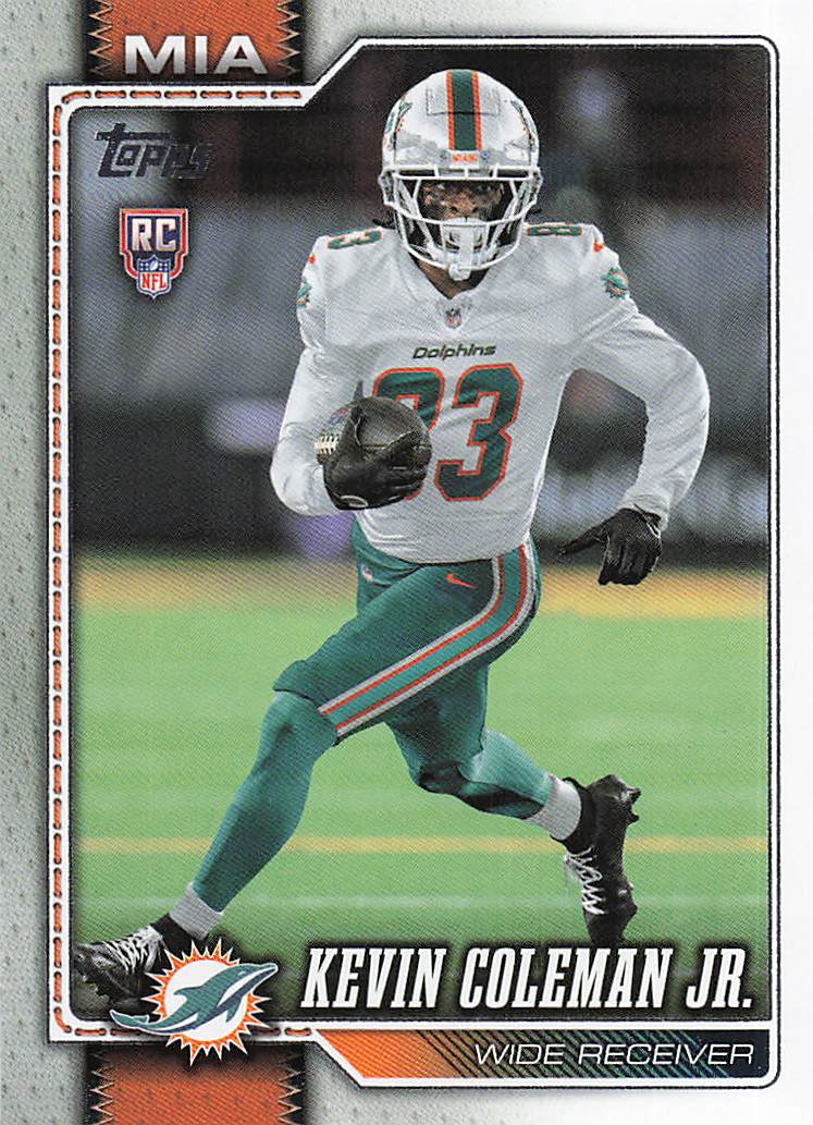 2026 Topps Flagship Football Kevin Coleman Jr. #337 RC