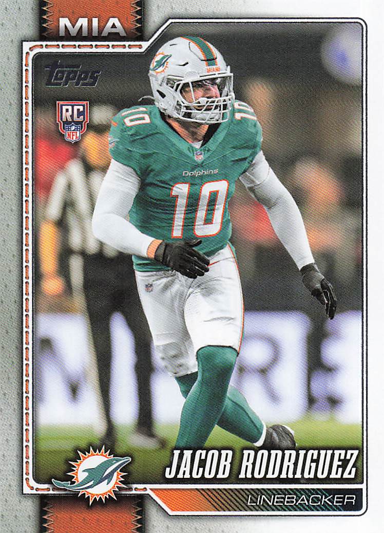 2026 Topps Flagship Football Jacob Rodriguez #378 RC