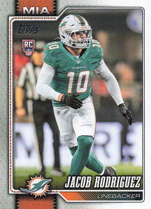2026 Topps Flagship Football Jacob Rodriguez #378 RC