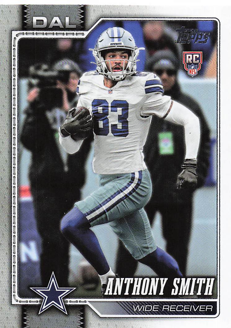 2026 Topps Flagship Football Anthony Smith #396 RC